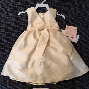 2 Ivory flower girl dresses (new!) size 18 months.